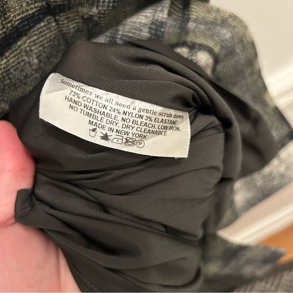 M.M. Lafleur The Shirley Dress 6 Scratch Plaid Matcha gray white black - Picture 9 of 10